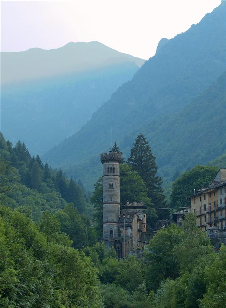 Rosazza (Biella, Italy) - The tower of the castle di Rosazza